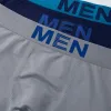 Grey men's seamless underwear, pure cotton, breathable, with flat corners at the four corners, comfortable and close-fitting Application Scenario